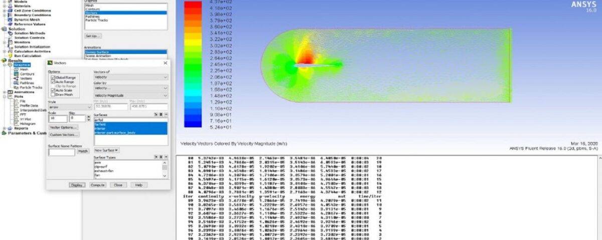 شبیه سازی airfoil در انسیس فلوئنت (ANSYS Fluent)