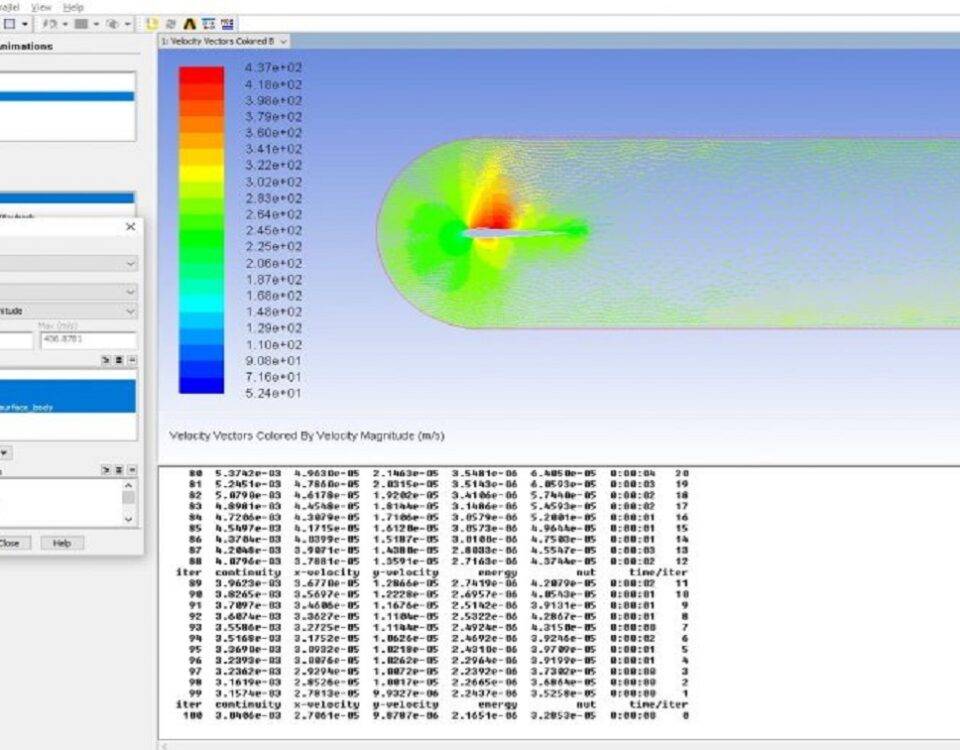 شبیه سازی airfoil در انسیس فلوئنت (ANSYS Fluent)