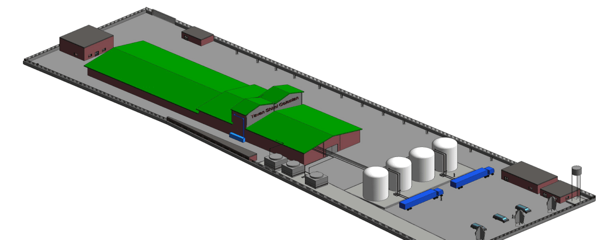 3D Conceptual Design of Edible Oil Refining Unit