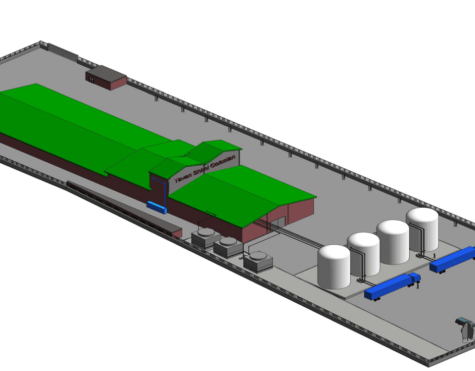 3D Conceptual Design of Edible Oil Refining Unit