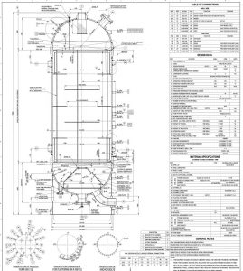 A part of industrial documents, equipment data-sheet of Marjan Petrochemical Methanol Reactor