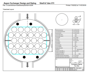 Design of exchanger