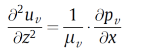 Navier-Stokes Equation for Vapor Phase