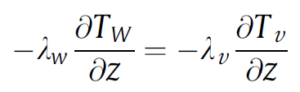 Boundary condition between top wall and vapor phase