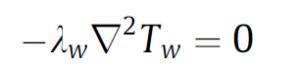 Transport equation for the wall in the vapor phase