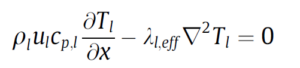 Heat Transfer by a Steady Flow