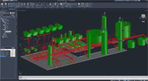 نمونه ظراحی صنعتی AutoCAD Plant 3D