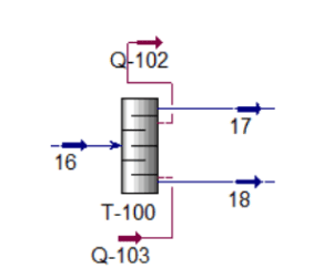 :Distillation Column (T-100) 