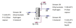  Distillation column 6, T-105