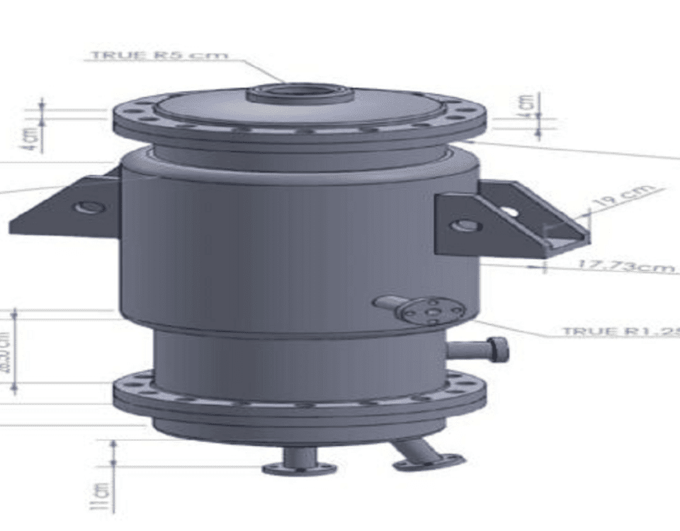 Design of Vertical Jacketed Condenser