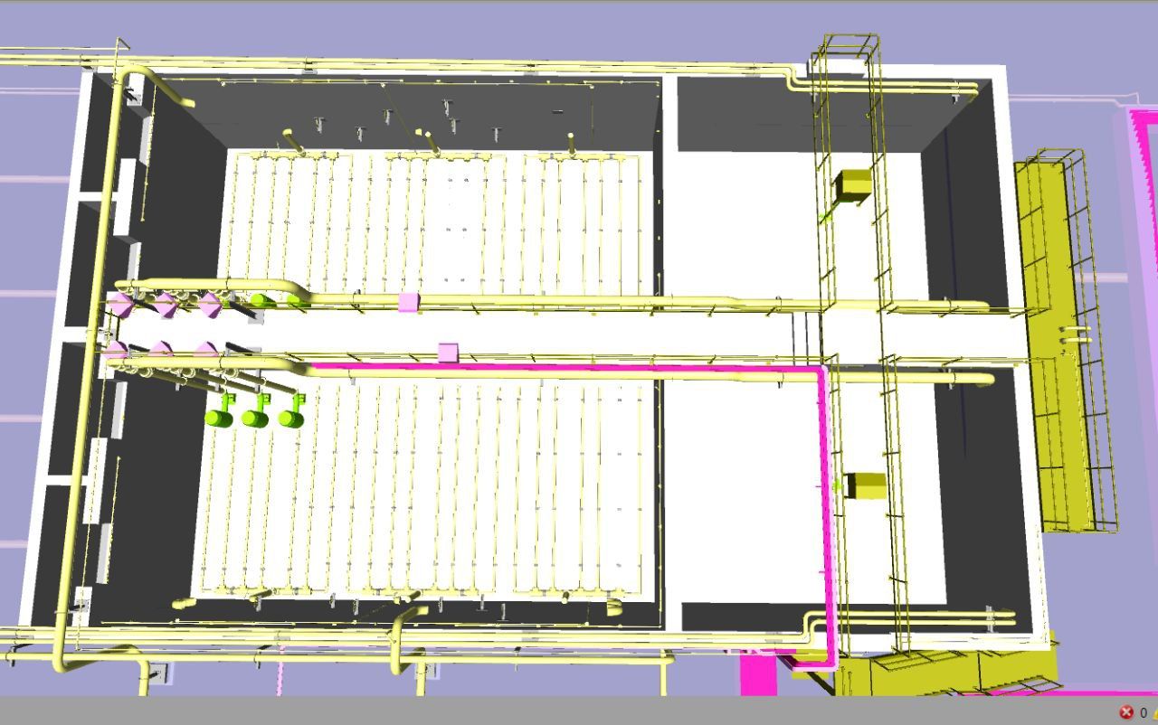 Industrial wastewater treatment project in a petrochemical complex