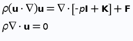 Momentum balance