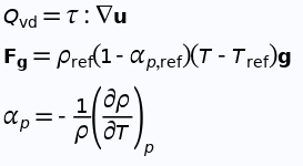 Momentum balance