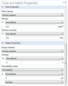 Completing Fluid and Matrix Properties in Darcy’s Equation