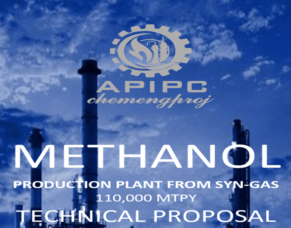 Technical knowledge and proposal for methanol production with a capacity of 110,000 tons per year