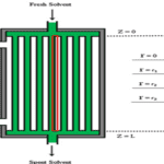 Modeling of Water Vapor Diffusion and Separation from Gas Using TEG in the Membrane